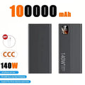 Lenovo 500000mAh 140W CCC Large Capacity Power Bank Portable Super Fast Charging Powerbank External Battery Charger
