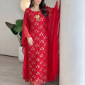 Fashion Dubai Women Sequins Embroidery Caftan Long Dress | SAMAG
