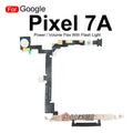 For Google Pixel 7A Power On/Off Volume Up Down With Flash Light Flex Cable Replacement Parts