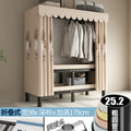 Folding Steel Frame Wardrobe Installation - Free Open Closet Durable and Economic Storage Cabinet for - View 24 | SAMAG