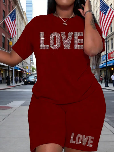 Women's Oversized Casual T - Shirt and Shorts Set | SAMAG