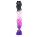 24 Inches DIY Jumbo Braiding Hair Synthetic Hair Extensions Afro Ombre Crochet Braid Hair Wholesale For Women