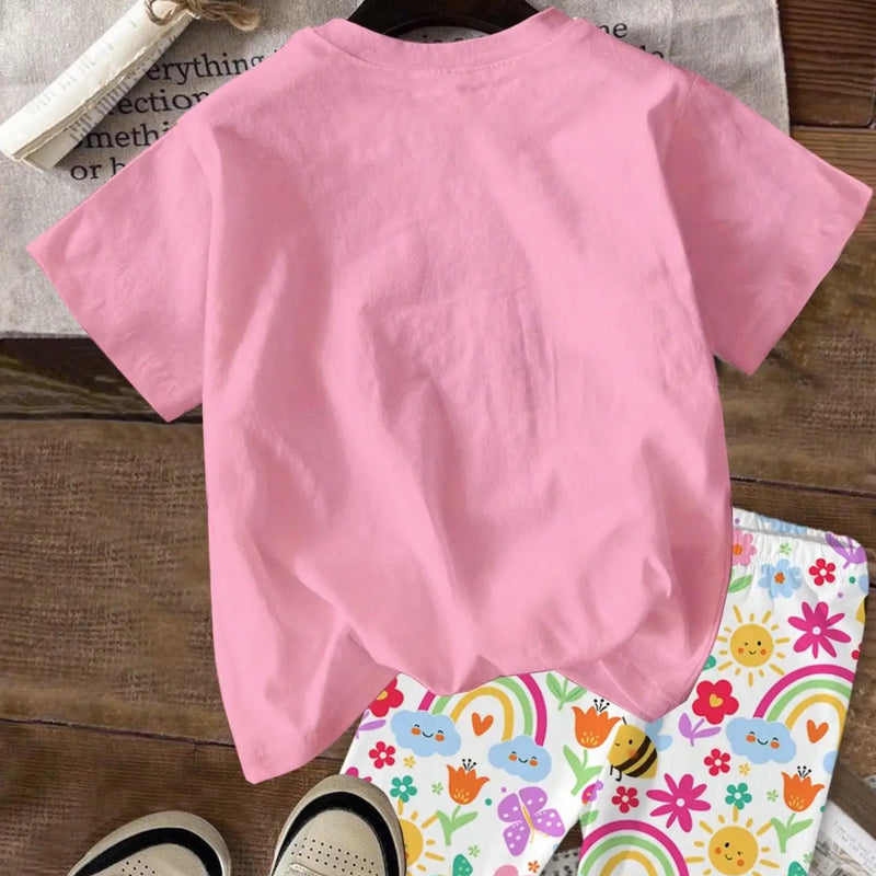 Girls' Summer Casual Outfit, Children's Sweet - View 2 | SAMAG