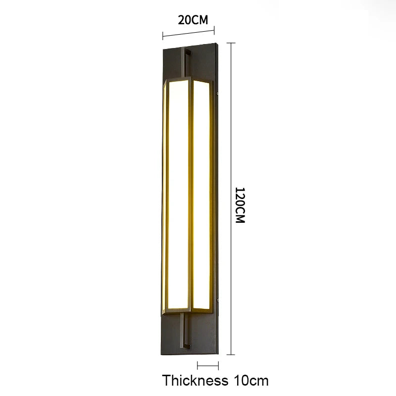 Waterproof Outdoor Wall Lamp LED Stailess steel Wall Lighting IP65 Garden Light Villa porch Sconce Light 110V 220V Sconce Lumina