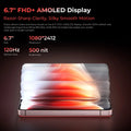 OUKITEL WP210 Rugged Phone Dimensity 8200 NFC 36GB+512GB 8800mAh 45W 6.7" FHD+ 108MP Android15 5G WIFI6 120Hz 108MP Smartphone