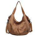 Large Capacity Waterproof Nylon Shoulder Bags Women Korea Style Cloth Hobo Bags Many Outer Bag Casual Totes Soli Tooling Bags