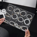 Transparent plastic jewelry storage box, tray, nail art, rings, necklaces and other boxes | SAMAG