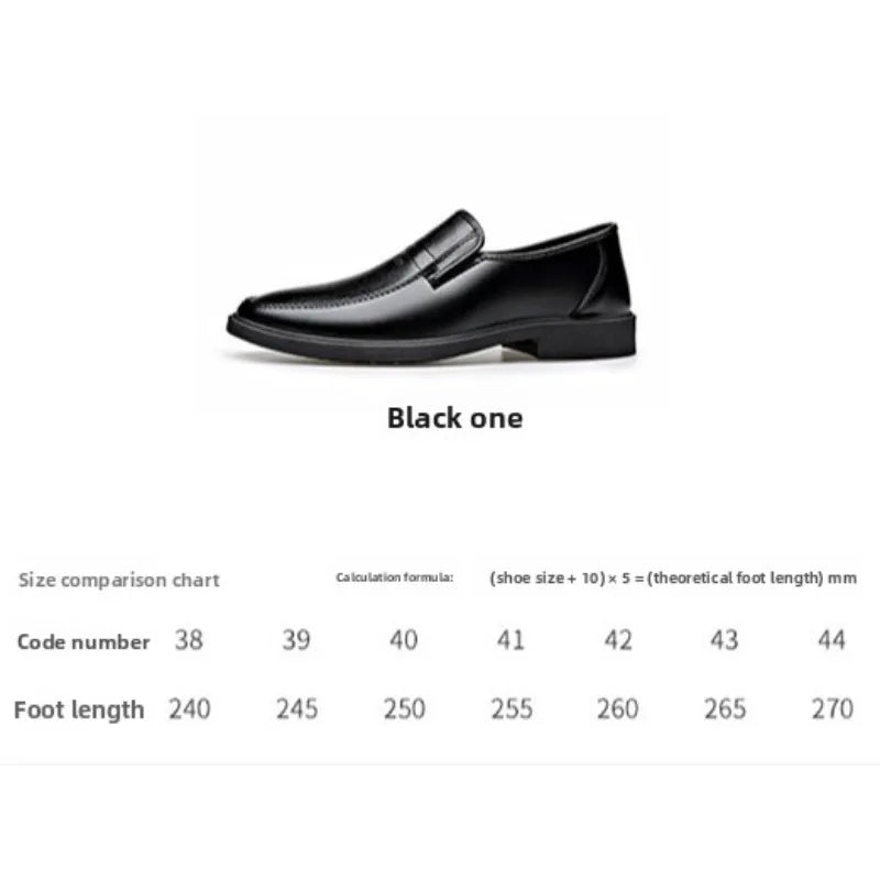 1pair Men's Shoes Are Business and Casual Overshoes Are Breathable Non-slip and Sweat-absorbing Men's Shoes Are Sizes 39-45.