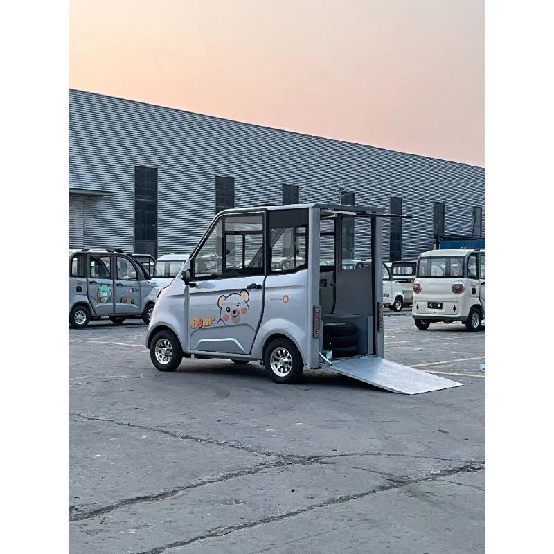 Customized 4-Wheel Mini Electric Car for Adults New Energy Vehicle 1000W 60V Voltage Closed Body 3000W Low Electric Tricycles