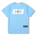 Loose Men Running 2023 Outdoor Street Basketball Gym Short Sleeve Letter Print T Shirt Summer Quick Dry Fitness Bodybuilding