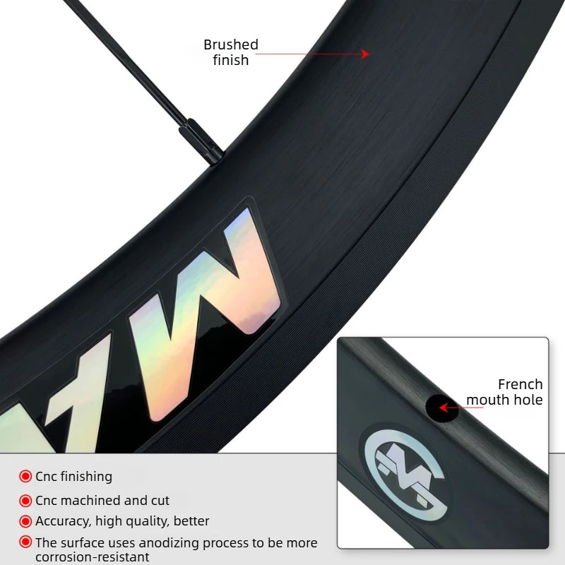 MAGICBROS 700C Road Bike Wheelset 40mm Rim 36T Center Lock Hub Lightweight Aluminum Disc Brake Wheels Smooth Riding Bike Parts