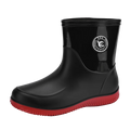 Men Rain Boots Non-slip Light Hiking Rain Shoes Slip on Waterproof Outdoor Leisure Rubber Fishing Shoes Work Water Shoes