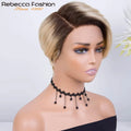 Clearance Sales Glueless Straight Pixie Cut Human Hair Wig Short Wig Right Part Lace Wigs Natural For Women 100% Human Black Wig