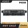 KDES PA/DJ Power Amplifier 2 Channel (8Ω) 300W and 4 Channel (8Ω) 350W Class D Digital 1U for Stage KTV Conference System
