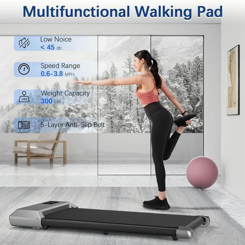 300lbs Treadmill for Home 2.5HP Walking Pad LCD Digital | SAMAG