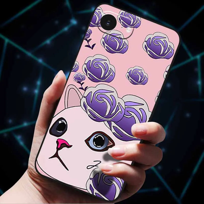 3D Flowers Emboss Fundas For iphone 16E Case iphone16 E Soft Silicone Phone Cases for iphone16 16 Back Cover Coque iphone16e Bag