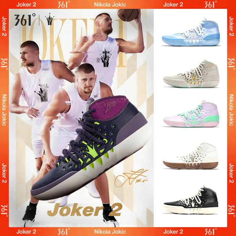361 Degrees Joker 2 Men Basketball Shoes Nikola Jokic - View 2 | SAMAG