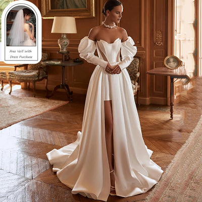 Eightree Women A - Line Wedding Dresses Sweetheart | SAMAG