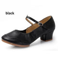 Women Dance Shoes Soft Sole Mid Heel Square Dance Shoes for Adults All Seasons