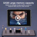 128GB MP3 Player Bluetooth Hi-Fi Music Player 2.4 Inch Touch Screen MP3 Walkman Built-in Speaker Video Recorder Camera MP3