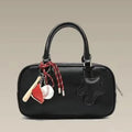 HISUELY 2026 New Commuter Small Women Handbag Boston Large Capacity Pillow Bag Soft Tanned Leather Fashion oulder Crossbody Bag