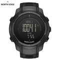 NORTH EDGE VERTICO Men's Digital Watch Carbon Fiber Case Smart Watch For Man Sports WR50M Watch Altimeter Barometer Compass