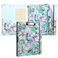 A4 3 Ring Binder Organizer with 5-Tab Dividers and Pockets, Portfolio Binder with Low Profile for Office, School