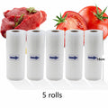 5 Rolls/Lot Food vacuum sealer Storage saver bags Vacuum 5 size Bags For Kitchen Vacuum Sealer to keep food fresh