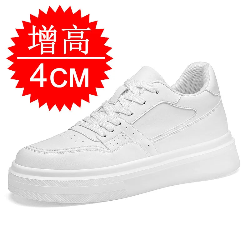 Invisible Height-increasing Men's Shoes with  8CM 6CM Increase Thick-soled Trendy Platform Trendy Casual 10cm Elevator Shoes