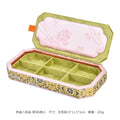 Luxury Chinese Vintage Silk Wooden Jewelry Box, Countertop Display Tray for Perfume Ring Bracelet, Velvet Gemstone Jade Storage