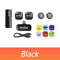 GODOX C01 Kit2 Wireless Lavalier Microphone with Charging Case for Smartphone Mic with 200ft Range for Vlog Shooting Commuticate