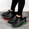 1 Pair of Ankle Rain Boots For Men Simple Waterproof Rain Shoes Toughness Anti-slip Fishing On Work Camping Waterproof