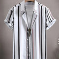 Men Women Shirts Colorful Striped Pattern Print Design | SAMAG