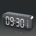 Large LED Screen LED Mirror Screen Alarm Clock Portable Dual Alarm Digital Clock Smart Digital Display FM Radio Clock Student