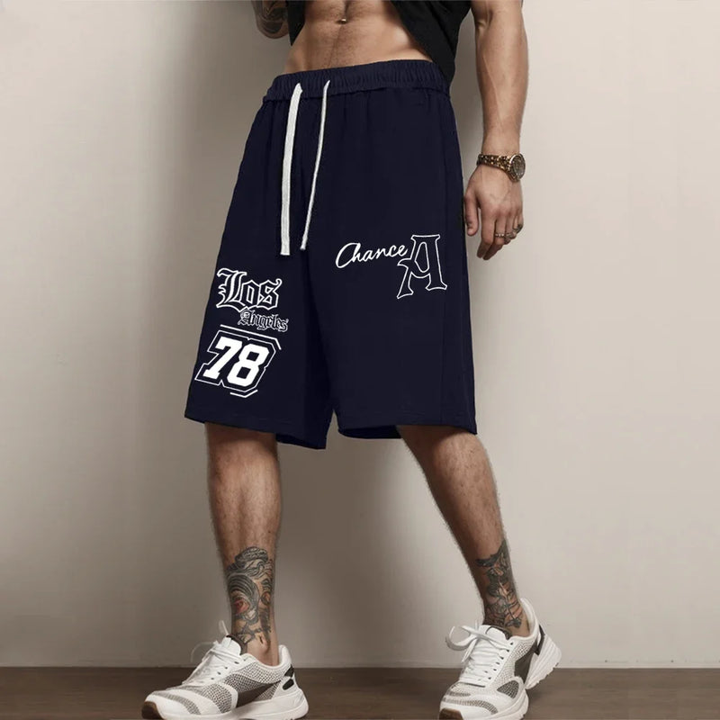 Los Angeles Print Shorts Summer Jogging Soft Loose Sports | SAMAG