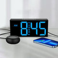 LED Alarm Clock Multifunctional Electronic Shaker Clock Bedside Digital Luminove Clocks Modern Minimalist Designer Desktop Clock