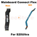 Motherboard Connect Flex For Samsung Galaxy S20 S21 S22 S23 S24 Plus Ultra LCD Display Wifi Signal Connect Mainboard Flex Cable