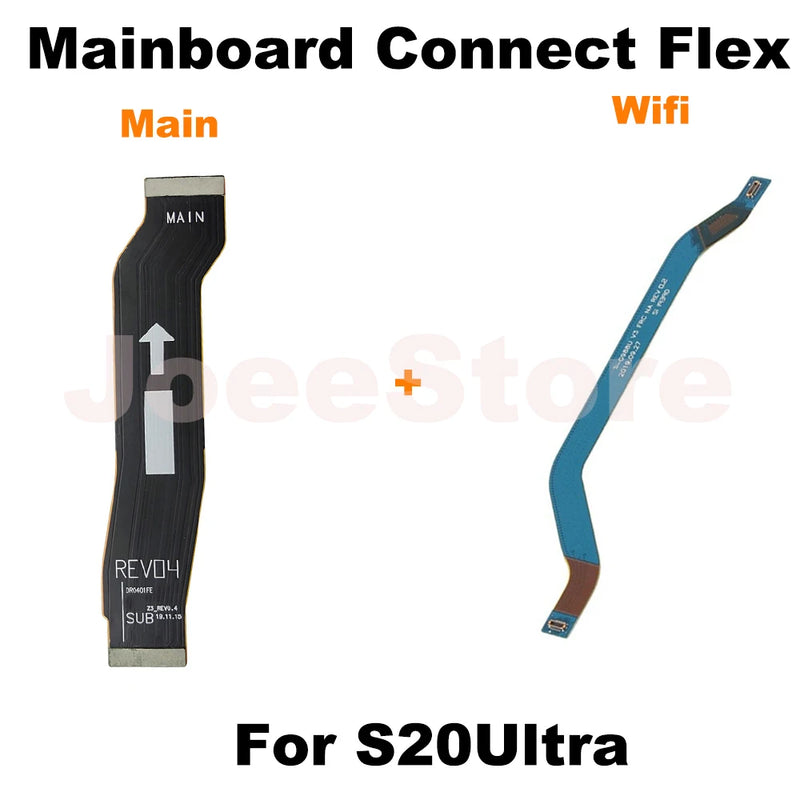 Motherboard Connect Flex For Samsung Galaxy S20 S21 S22 S23 S24 Plus Ultra LCD Display Wifi Signal Connect Mainboard Flex Cable