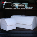Car Trunk Organizer Box Large Capacity Auto Multiuse Tools Storage Bag Stowing Tidying Leather Folding for Car Trunk Storage Box