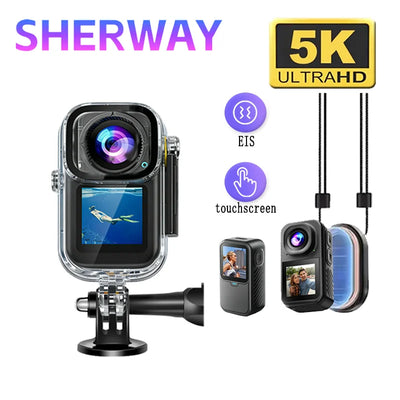 5K Action Camera Image Stabilization 4K60fps Magnetic | SAMAG