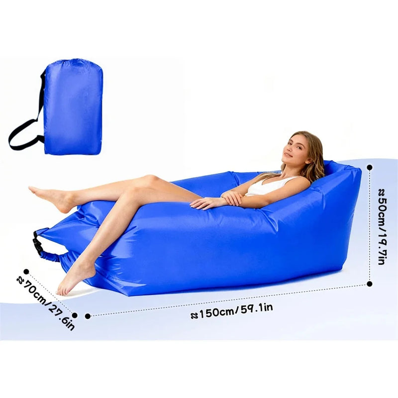 Portable Air Sofa Waterproof Fast Inflatable Lounger - View 15 | SAMAG