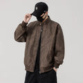 Oversize 6XL 7XL 8XL Men Jacket PU Leather 2025 Spring Windbreaker Trench  Plus Size Waterproof Stand Collar Brand Loose Coats