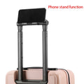 1-Piece Set of 16/20/ 24inch Lightweight Trolley Suitcase in Macaron Colors with Large Capacity, Universal Wheels, and Phone Holder, Suitable for Short Trips, Vacations, and Family Travel