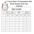 Men's V Neck Shapewear Compression Sleeveless Vest Breathable Slim Fit Undershirt for Running Fitness Daily Casual Summer Wear