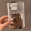 For OPPO Reno 14 14F 13 13F 12 12F 11 11F Pro 4G 5G Cases Cover Luxury 3D Diamond mirror surface Bling Phone Case
