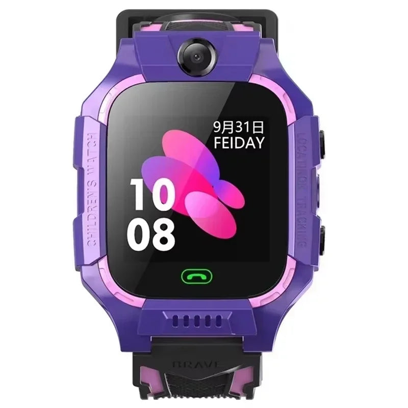 Lenovo 2026 New 5G Waterproof Kids Smart Watch SOS GPS Tracker Sim Card Call Camera Child Watch Gift for Boys Girls iOS Android