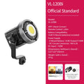 Ulanzi VL-120Bi VL-120C 120W V-Mount COB Video Light Wireless APP Control 2700K-6500K CRI＞95 for Video Photography Studio