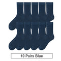10 Pairs New Men's Cotton Socks Black Business Soft | SAMAG
