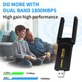 Fenvi WiFi 6 AX1800 USB 3.0 Adapter Dual Band 2.4G/5Ghz Receiver Dongle Network Card Antenna Wireless For - Visuel 2 | SAMAG