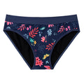 Teens Period Panties Printed Floral Fabric Girls Cotton Underwear 4-Layer Leakproof Heavy Flow Menstrual Panties Briefs